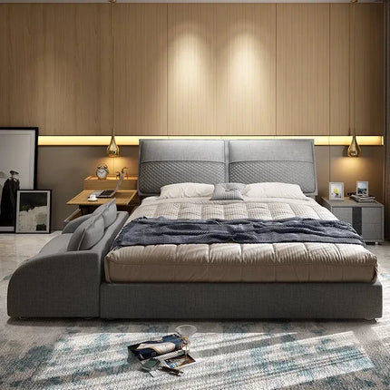 Smart Living Adjustable Built-in Desk Station Sofa Bed