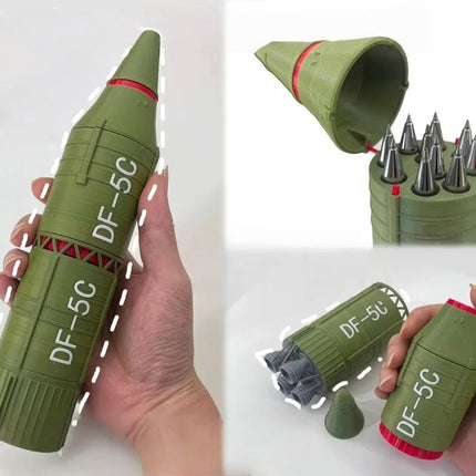 Rocket Missile Shaped Pen Holder
