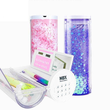 Safe Electronic Password Pencil Case Storage