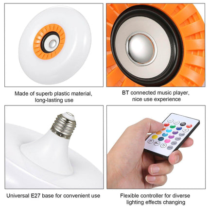 Modern LED Ceiling Bluetooth Music Light Bulb Lamp