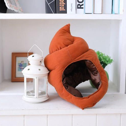 Poop Head Plush Pillow