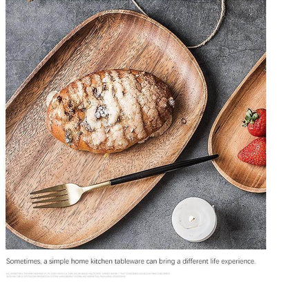 Irregular Natural Wood Plates