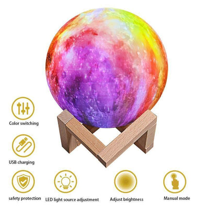 3D Moon Night Lamp