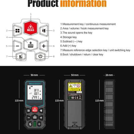 Electronic Laser Distance Range Measurer