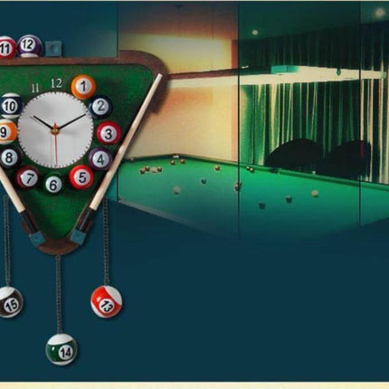 Modern Pool Wall Clock