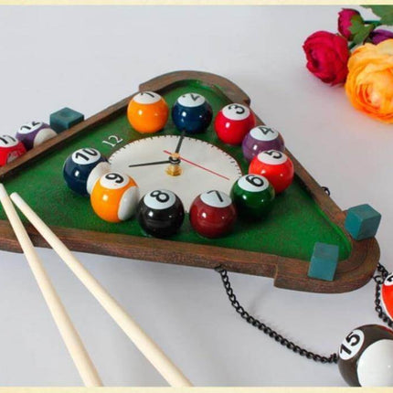 Modern Pool Wall Clock
