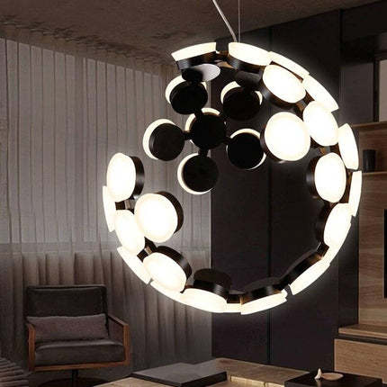 Postmodern LED Nordic Hanging Half Star Chandelier