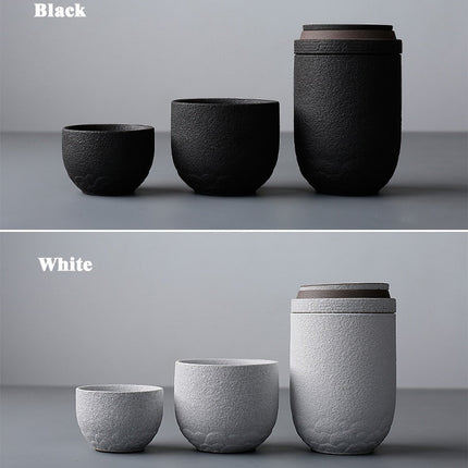 Japanese Elegant Ceramic Travel Teapot