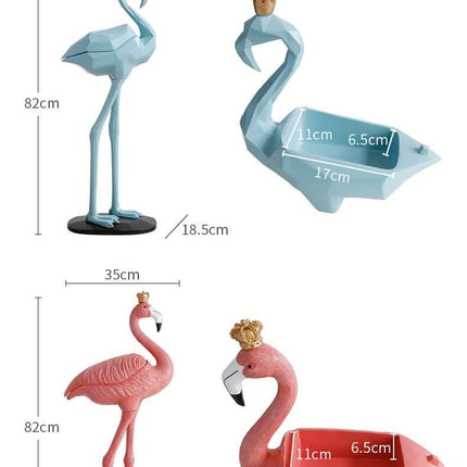 Flamingo Decorations Tissue Box