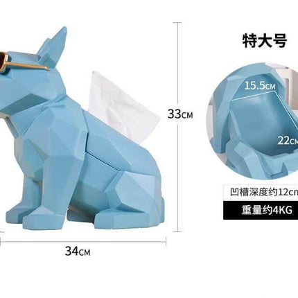 Dog Luxury Tissue Holder