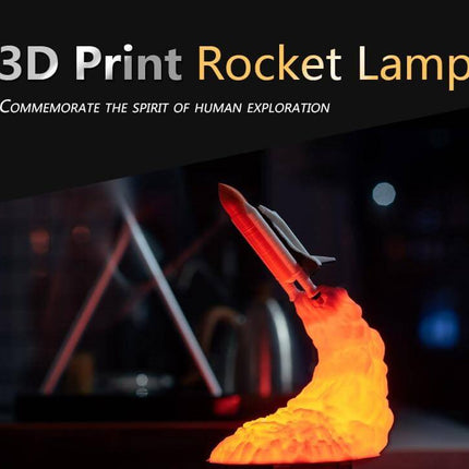 3D Print Space Shuttle Night  Lamp