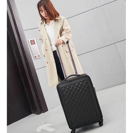 High Capacity Luxury Retro PU Leather Suitcases