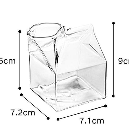 Handmade Transparent Milk Glass