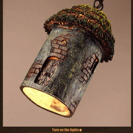 Retro Tree House Hanging Lamp