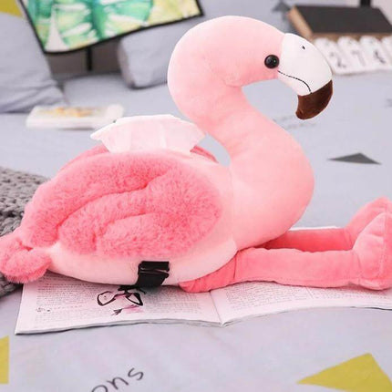 Flamingo Pink Bird Tissue Box