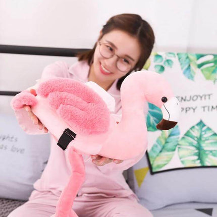 Flamingo Pink Bird Tissue Box