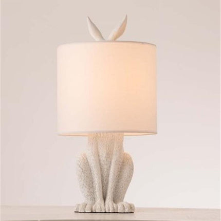 Modern Rabbit Fairytale Resin Table Lamp