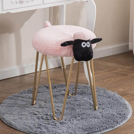 Nordic Style Iron Sheep Stool
