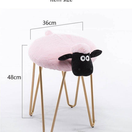 Nordic Style Iron Sheep Stool