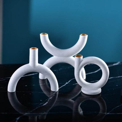 Colorful Abstract Candle Holder