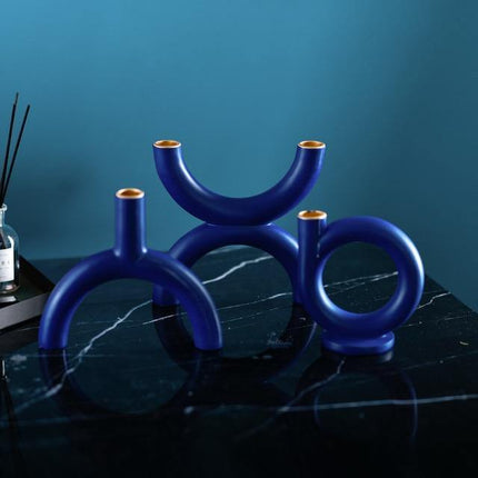 Colorful Abstract Candle Holder