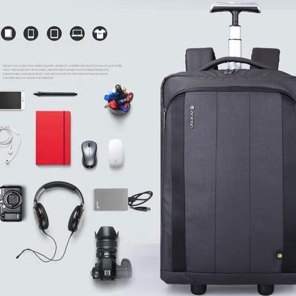 Men Business Travel Trolley Backpack