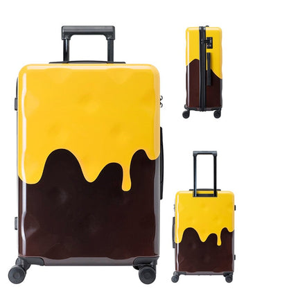 Melting Cheese Creative Travel Suitcase