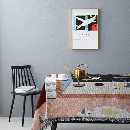 Nordic Geometric Throw Blankets