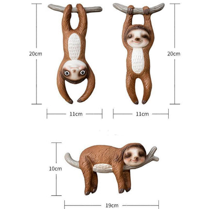 Sloth Animal Wall Hanging Sculpture