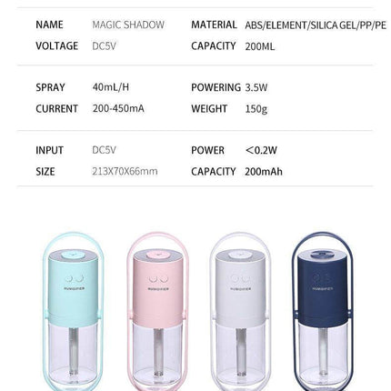 Ultrasonic Magic Negative Air Ion Humidifier