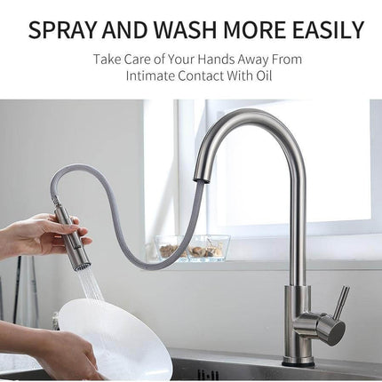 Smart Assistive Touch Control Kitchen Faucet