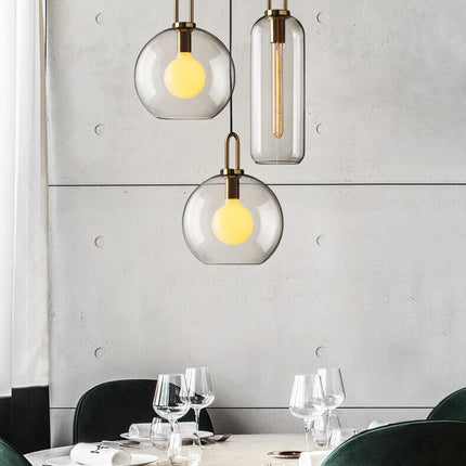 Modern Luxury American Glass Ball Chandelier