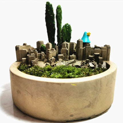 3D Silicone DIY Flower Pot Mold