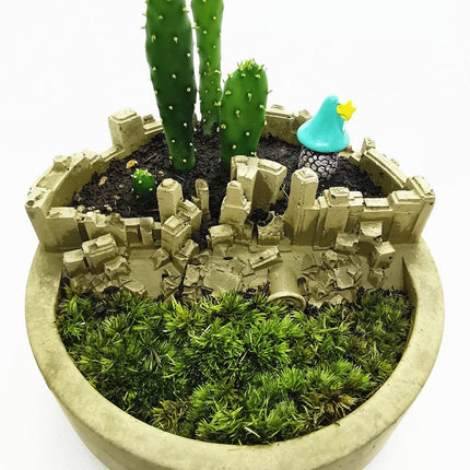 3D Silicone DIY Flower Pot Mold
