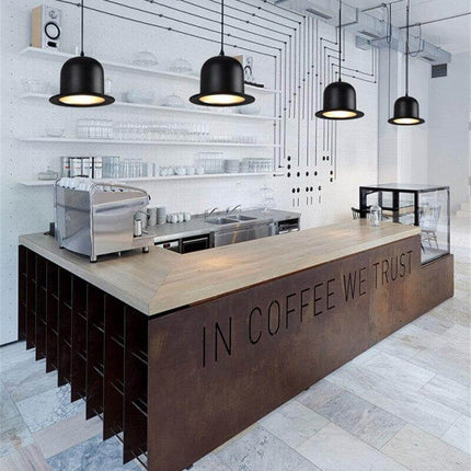 Modern Gentleman Hat Pendant Lamp
