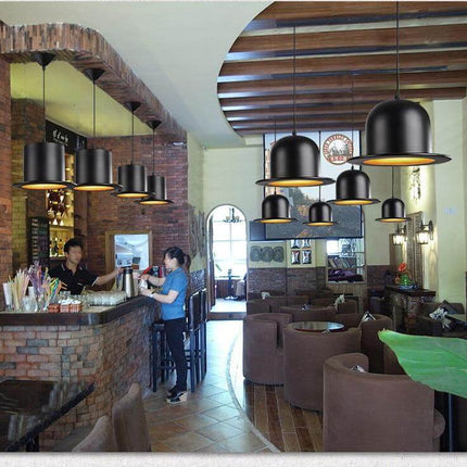 Modern Gentleman Hat Pendant Lamp