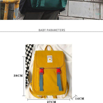 Street Style Waterproof Large Capacity Backpack