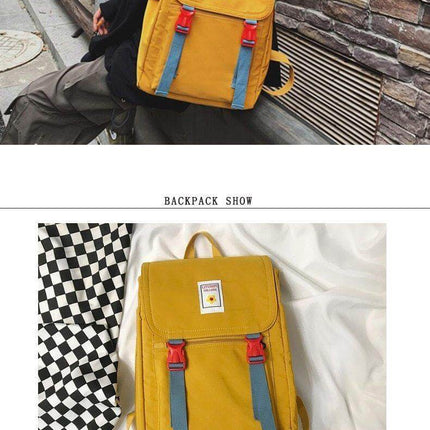 Street Style Waterproof Large Capacity Backpack