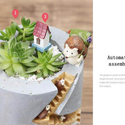 Creative Cozy Minimal Animal Life Flower Pot