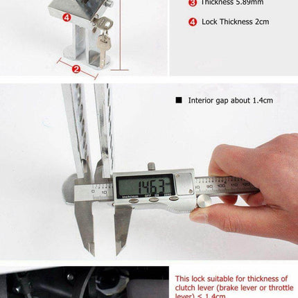 Anti Theft Brake Car Security Pedal Lock