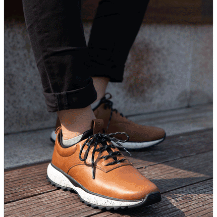 Leather Antibacterial Outdoor Casual Men Shoe