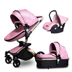 gold frame pink