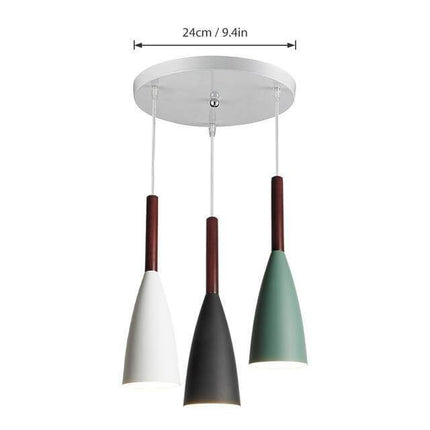 Modern Elegant Nordic Style Colorful Pendant Hanging Light