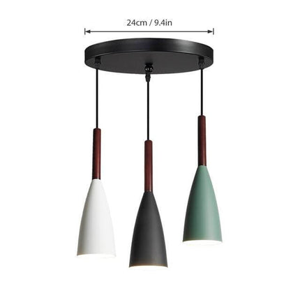 Modern Elegant Nordic Style Colorful Pendant Hanging Light