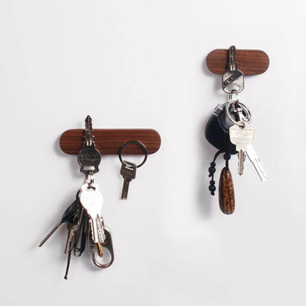 Magnetic Elegant Wood Key Holder