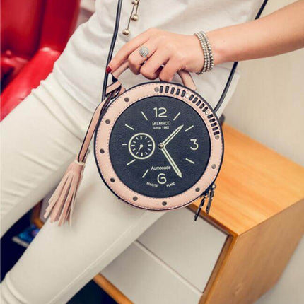 Creative Crossbody Clock Like Handbag