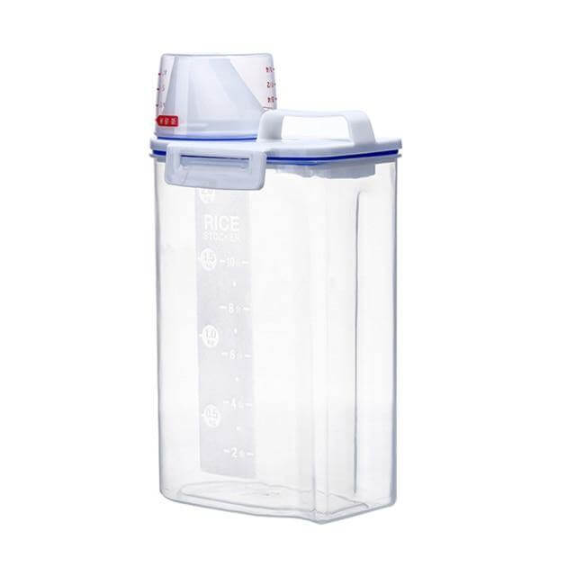 Durable Transparent Pet Food Container