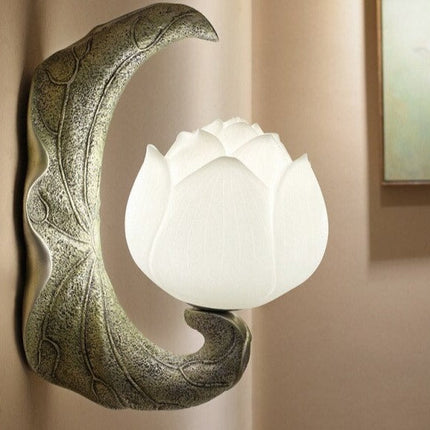 Lotus Flower Retro Wall Lamp