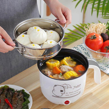 Mini Electric Double Layer Hot Pot Rice Cooker