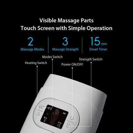 Wireless Electric Heat Compression Hand Massager